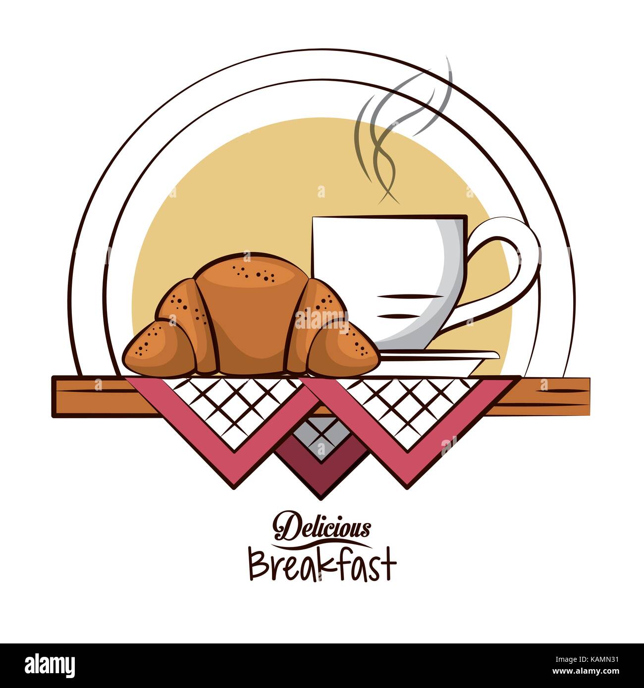 Delicious breakfast food Stock Vector Image & Art - Alamy