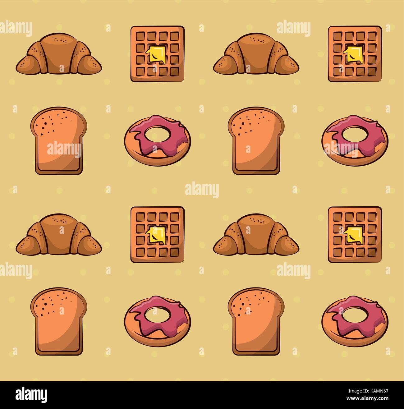 Breakfast food icons Stock Vector Image & Art - Alamy
