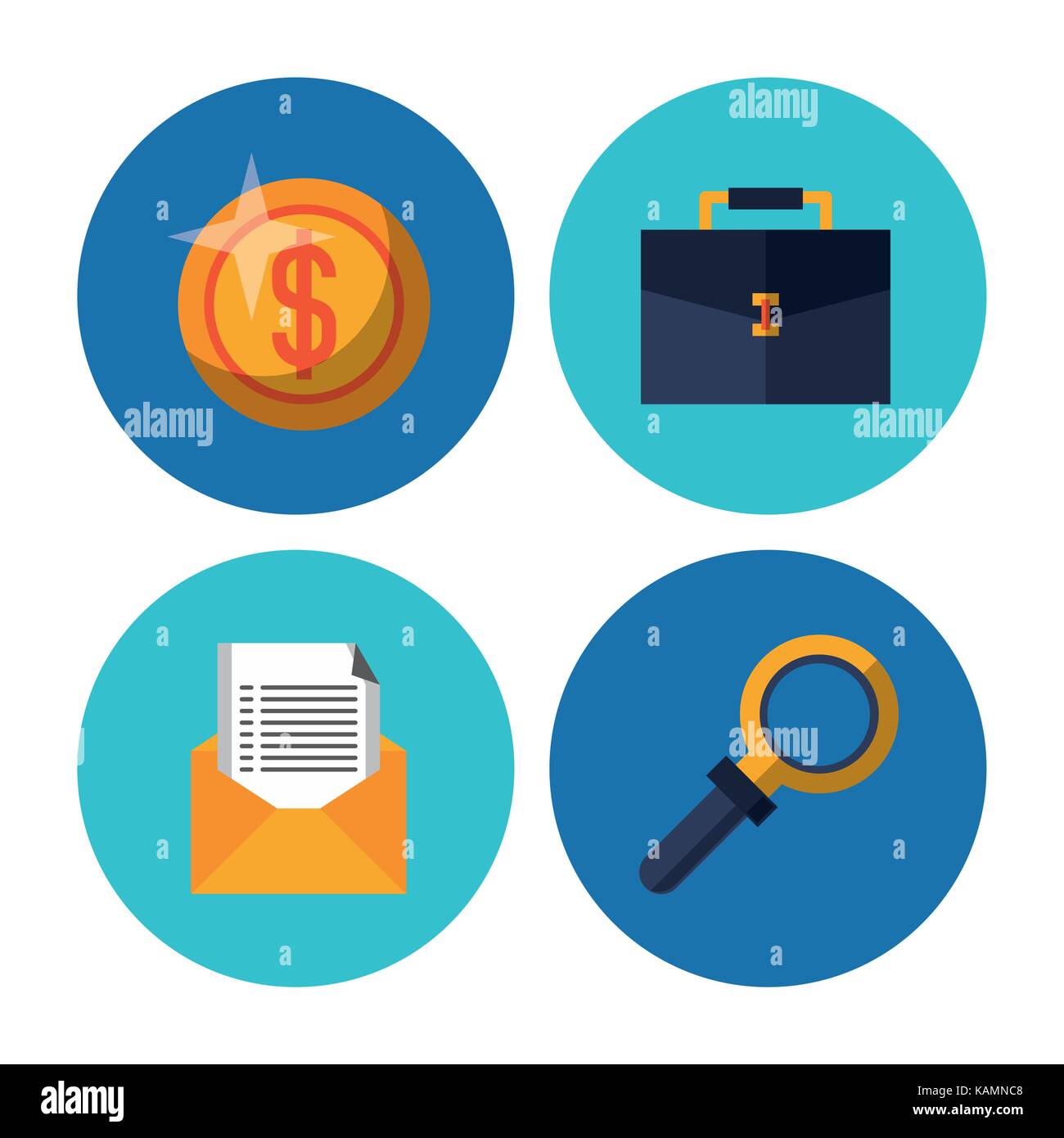 Business and money icons Stock Vector Image & Art - Alamy