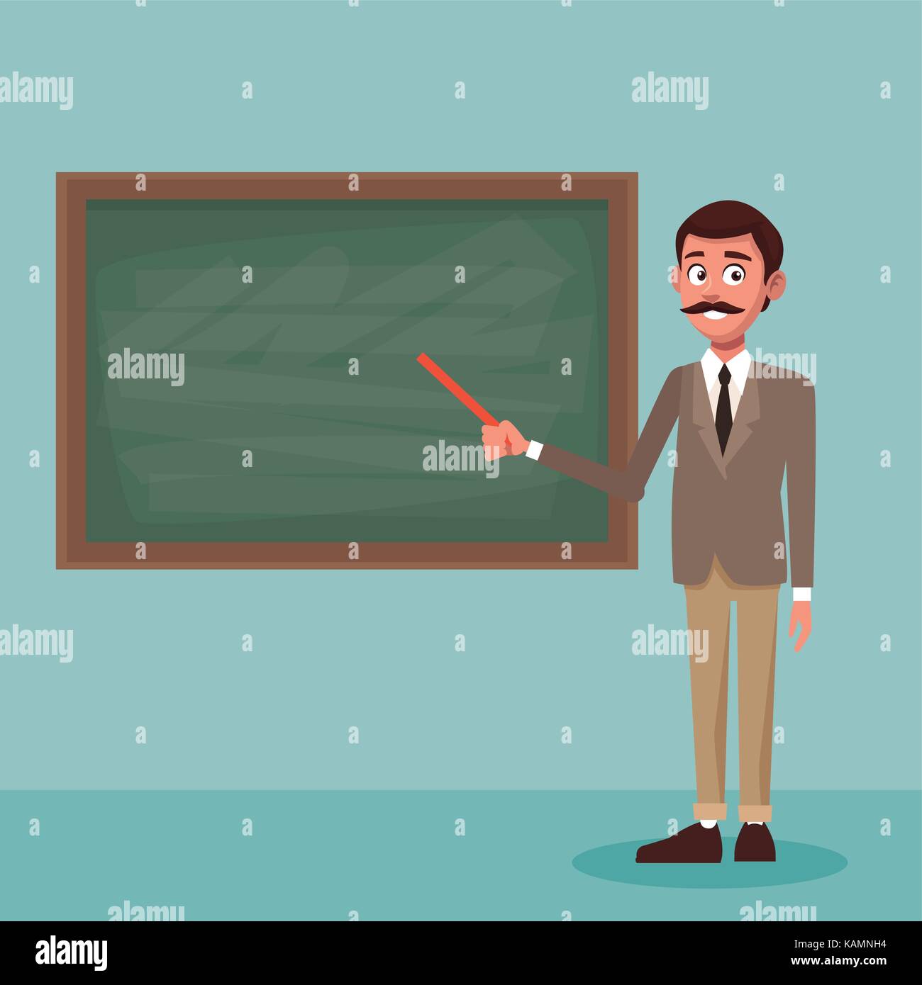 Teacher in classroom Stock Vector Image & Art - Alamy
