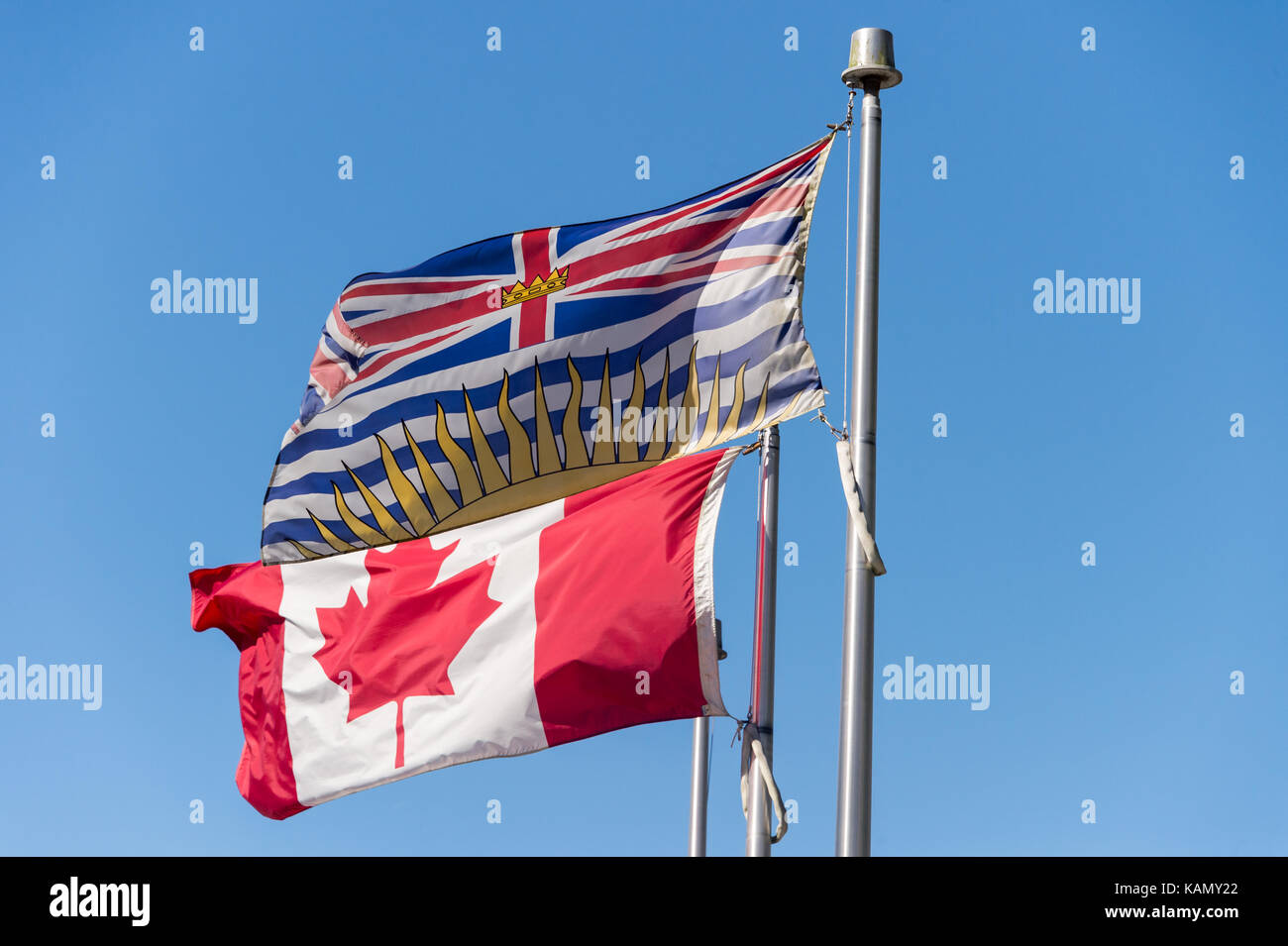 British Columbia Flag High Resolution Stock Photography And Images Alamy