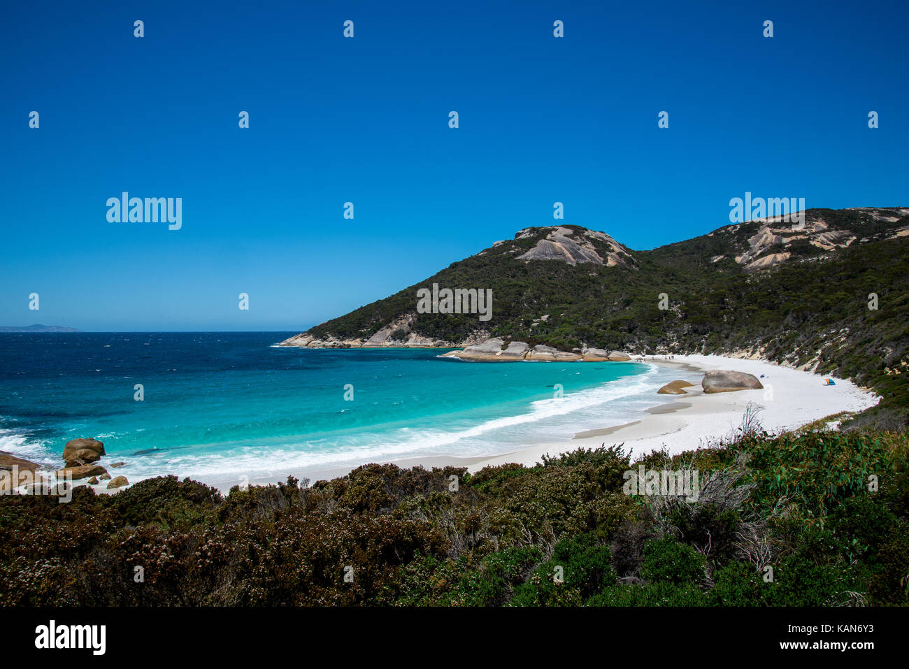 Little Beach landscape in Two Peoples Bay Reserve near Albany Stock Photo