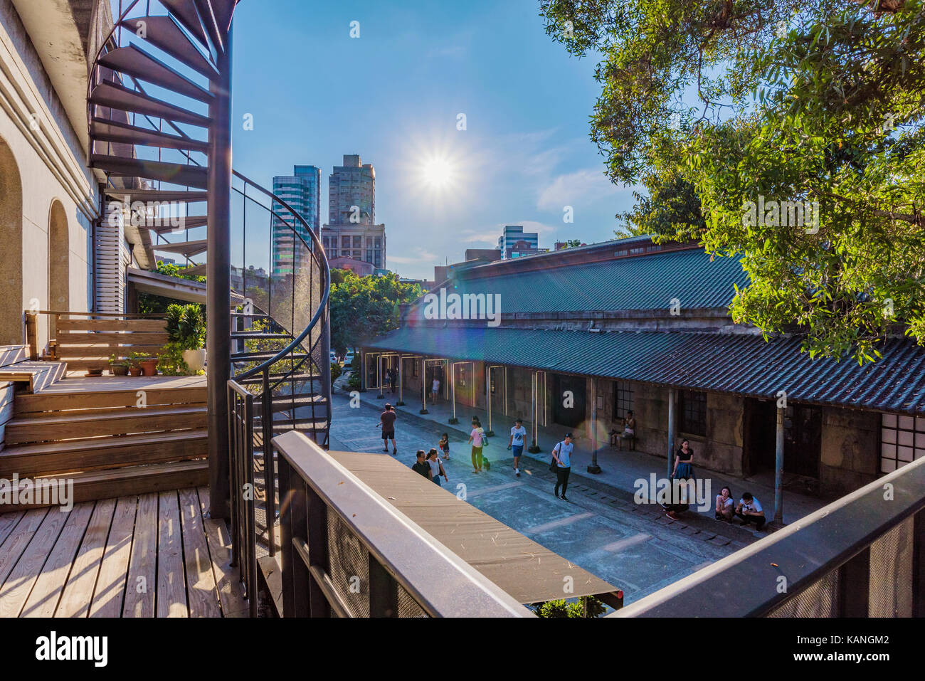 Taipei Taiwan July 15 This Is Huashan 1914 Creative Park Which Is A Park Dedicated To Art And Design Exhibitions It Is Also A Popular Landmark On Stock Photo Alamy