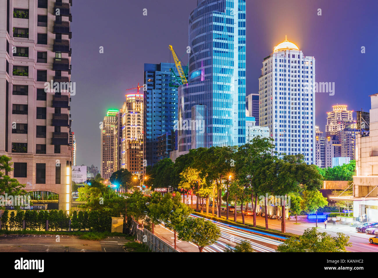 TAICHUNG, TAIWAN JULY 17 Modern architecture and high rise