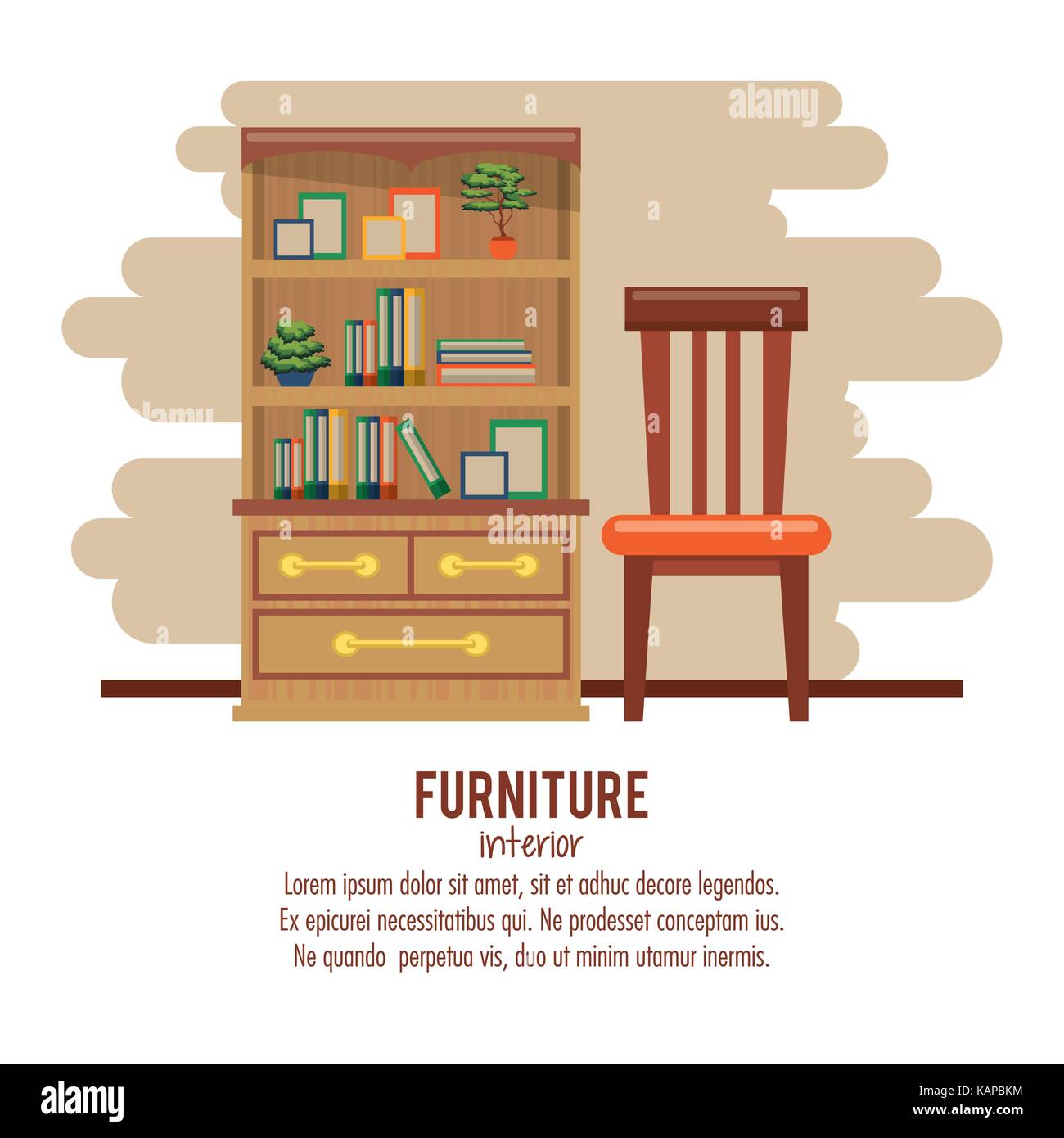 Furniture home interior Stock Vector Image & Art - Alamy