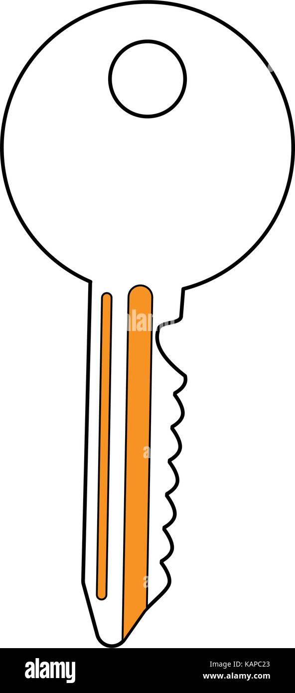 Door key isolated Stock Vector Image & Art Alamy
