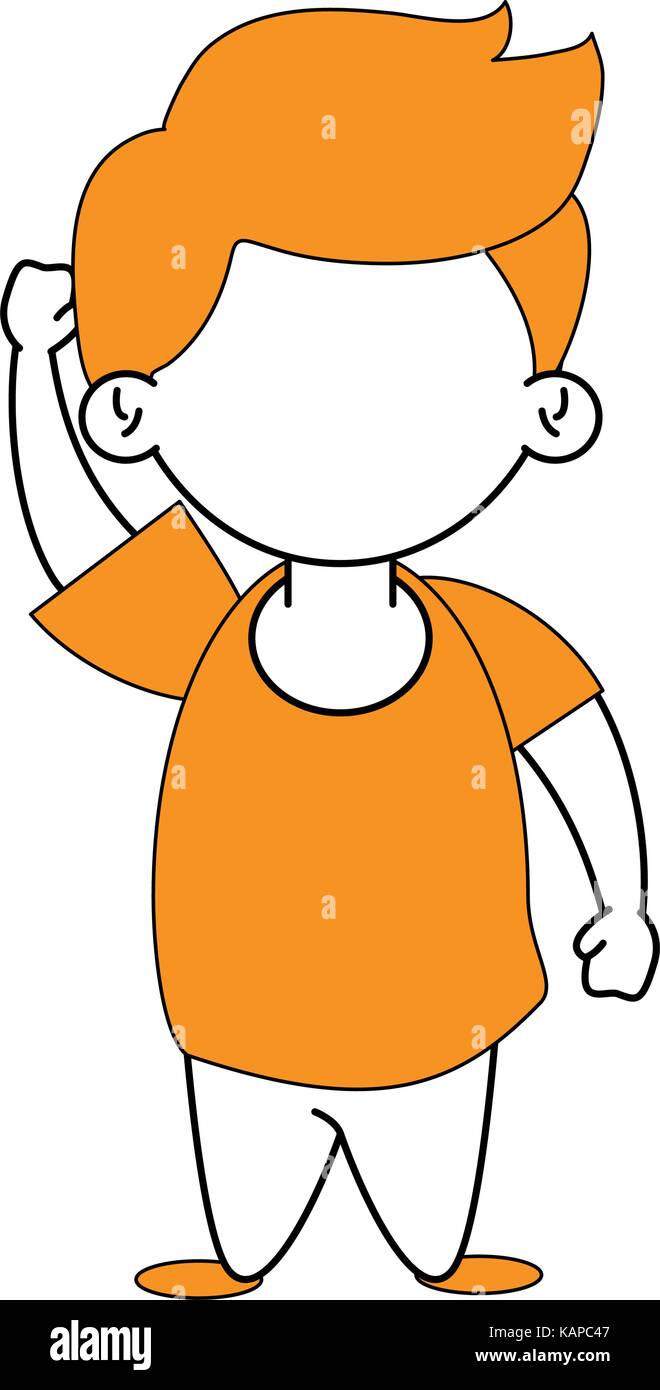 Little boy cartoon Stock Vector Image & Art - Alamy