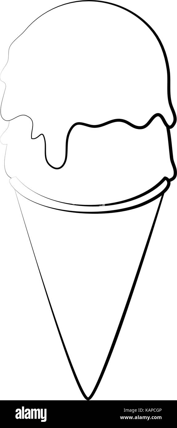 sugar cone stock vector images alamy