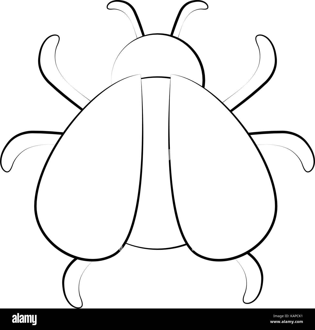 Cute Ladybug isolated Stock Vector Image & Art - Alamy