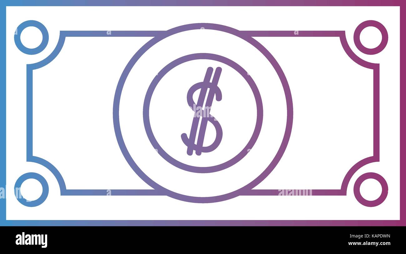line bill cash money and economy finance Stock Vector Image & Art - Alamy