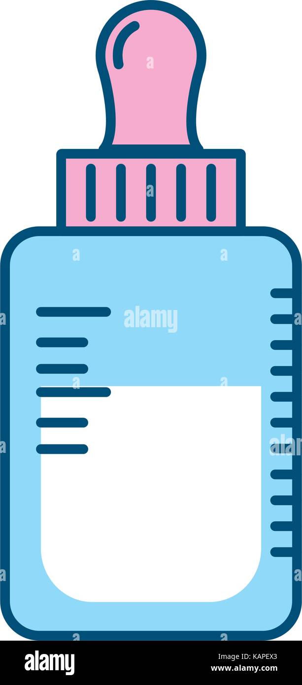 bottle feeding with healthy milk icon Stock Vector Image & Art - Alamy