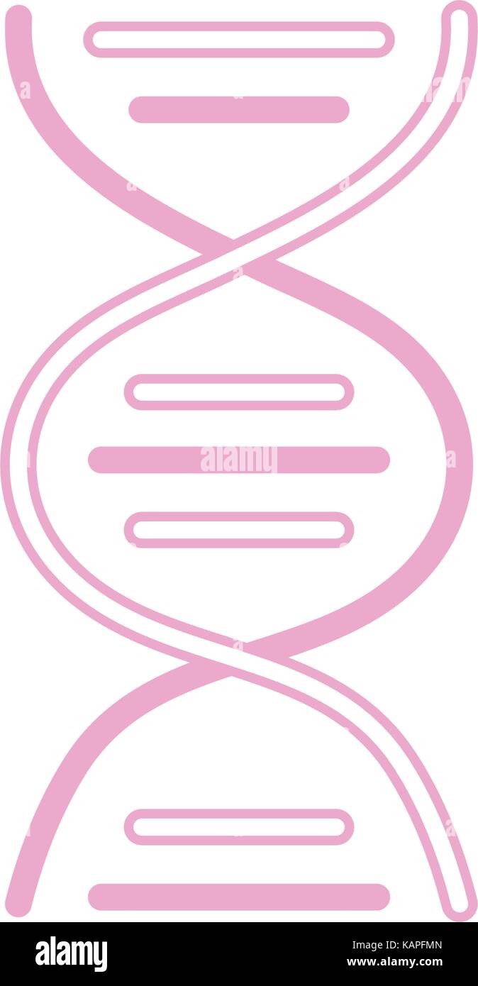 silhouette dna science cell medicine molecule Stock Vector Image & Art ...