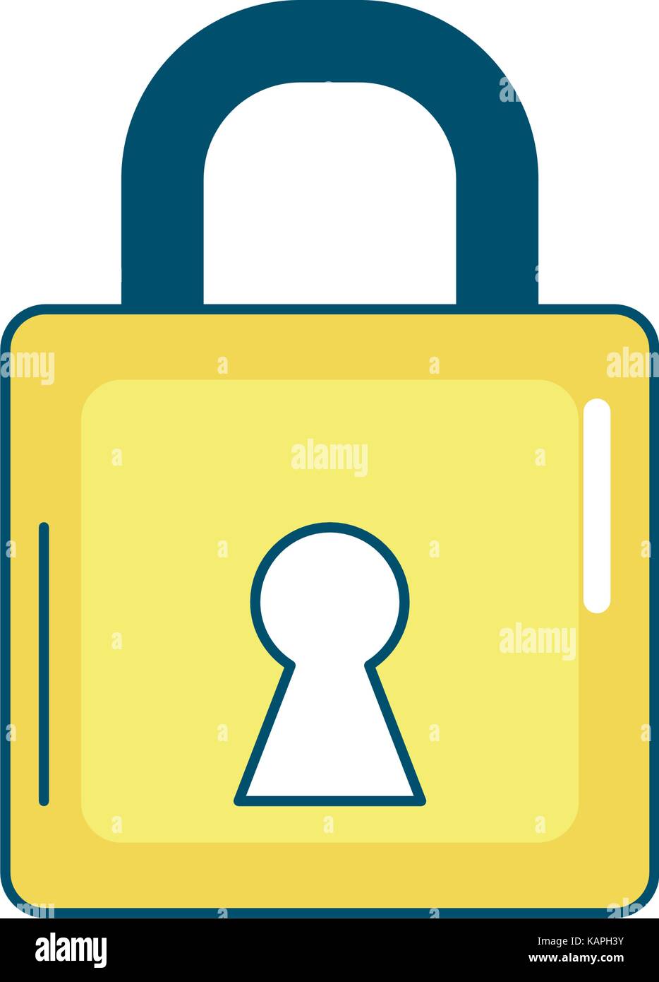 padlock element to security password protection Stock Vector Image ...