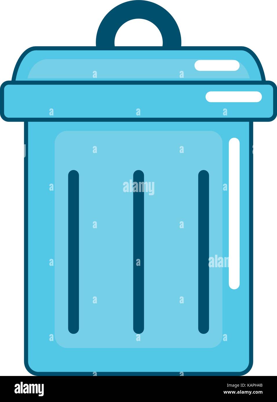 trash can symbol icon Stock Vector Image & Art Alamy