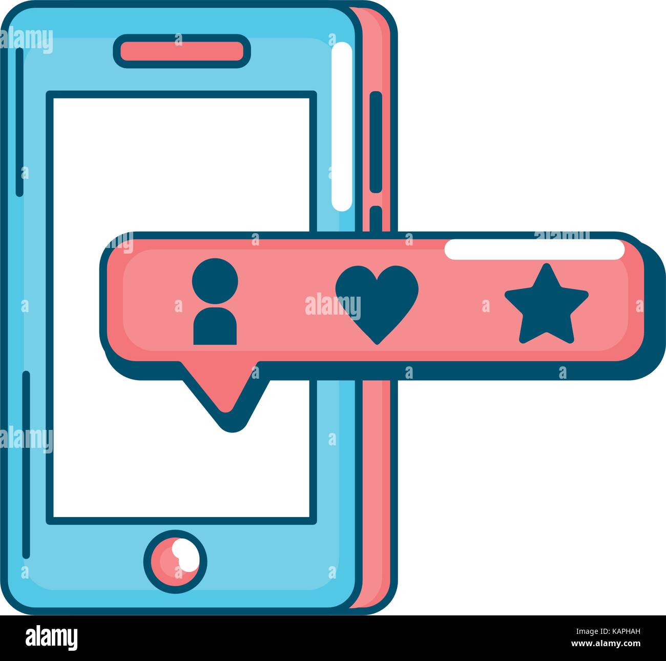 smartphone technology with chat bubble Stock Vector Image & Art - Alamy