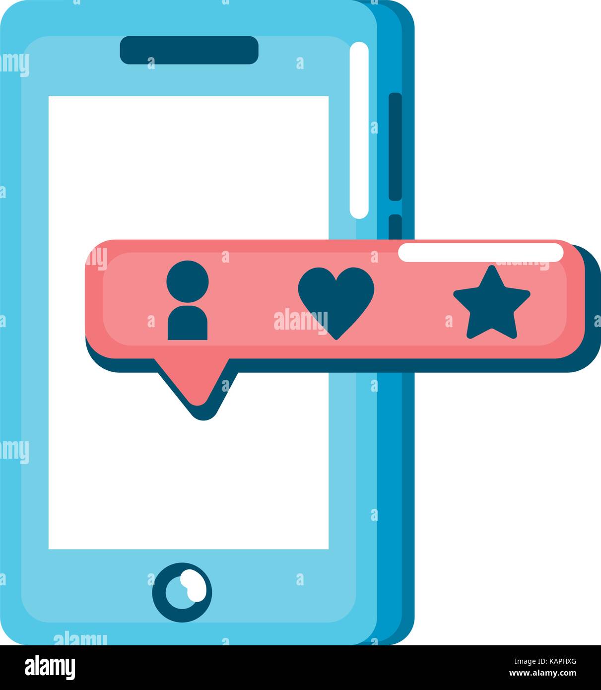 smartphone technology with chat bubble Stock Vector Image & Art - Alamy