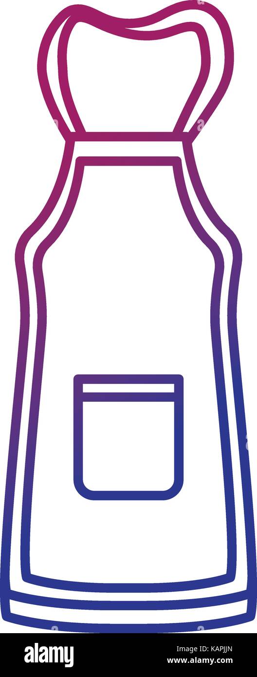 line apron object design style to clean Stock Vector Image & Art - Alamy
