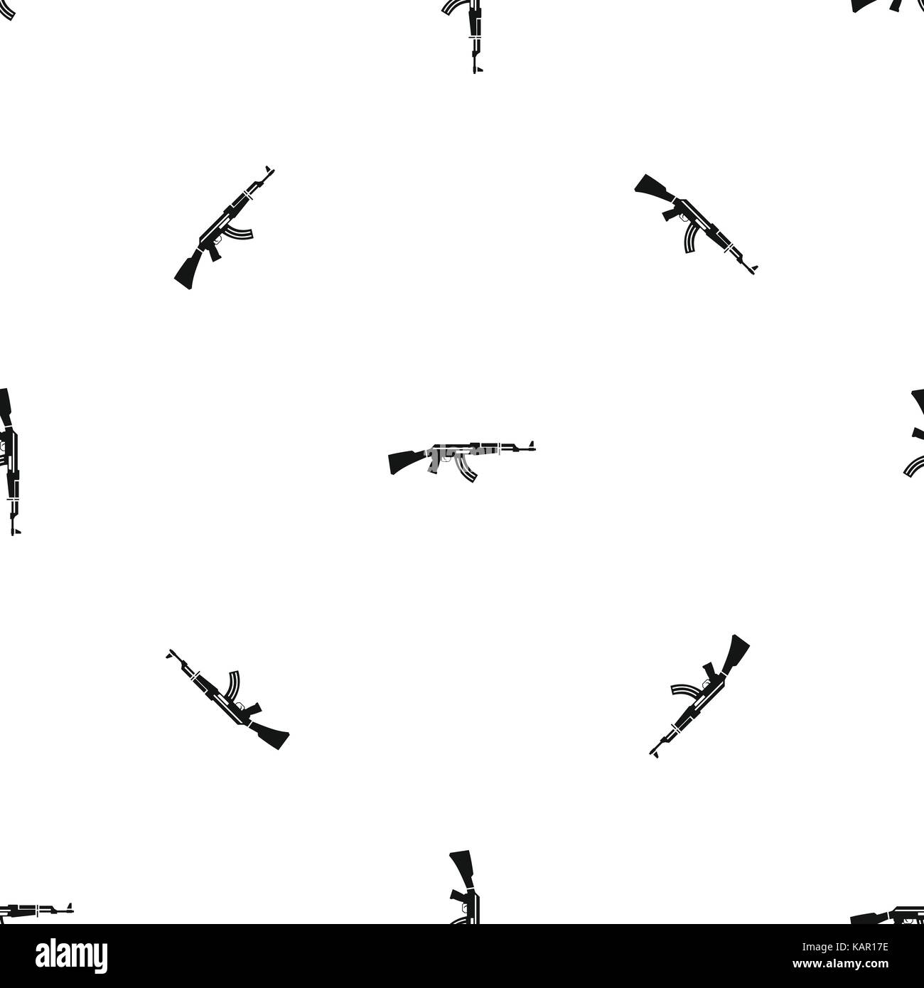 Military rifle pattern seamless black Stock Vector Image & Art Alamy
