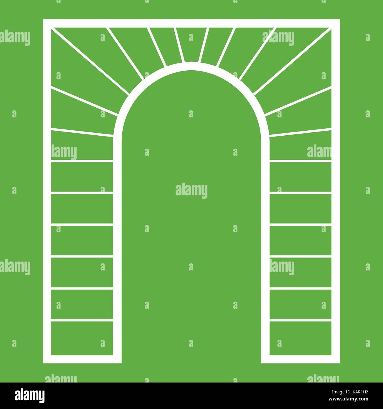 Arch icon green Stock Vector Image & Art - Alamy
