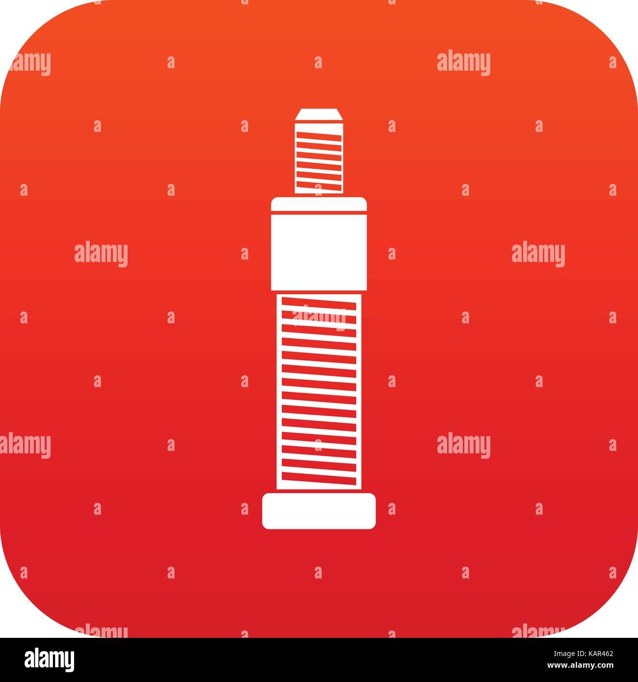 Screw and bolt icon digital red Stock Vector Image & Art - Alamy