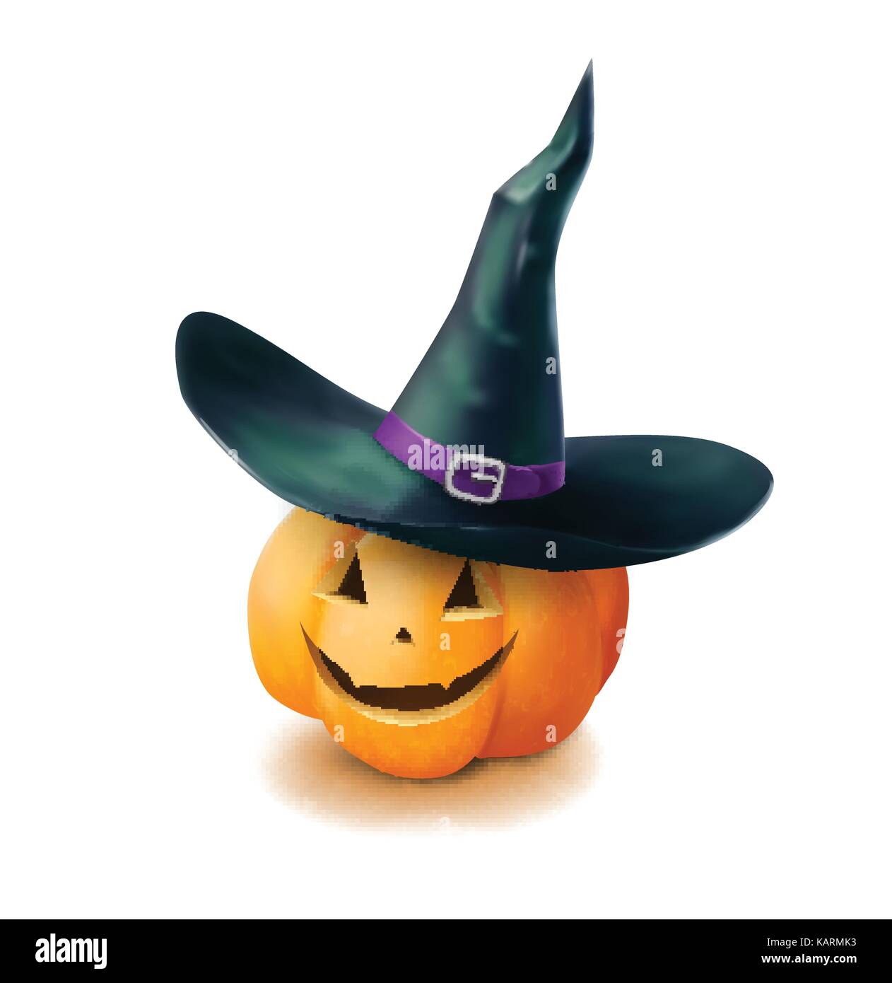 Realistic vector Halloween pumpkin Stock Vector Image & Art - Alamy