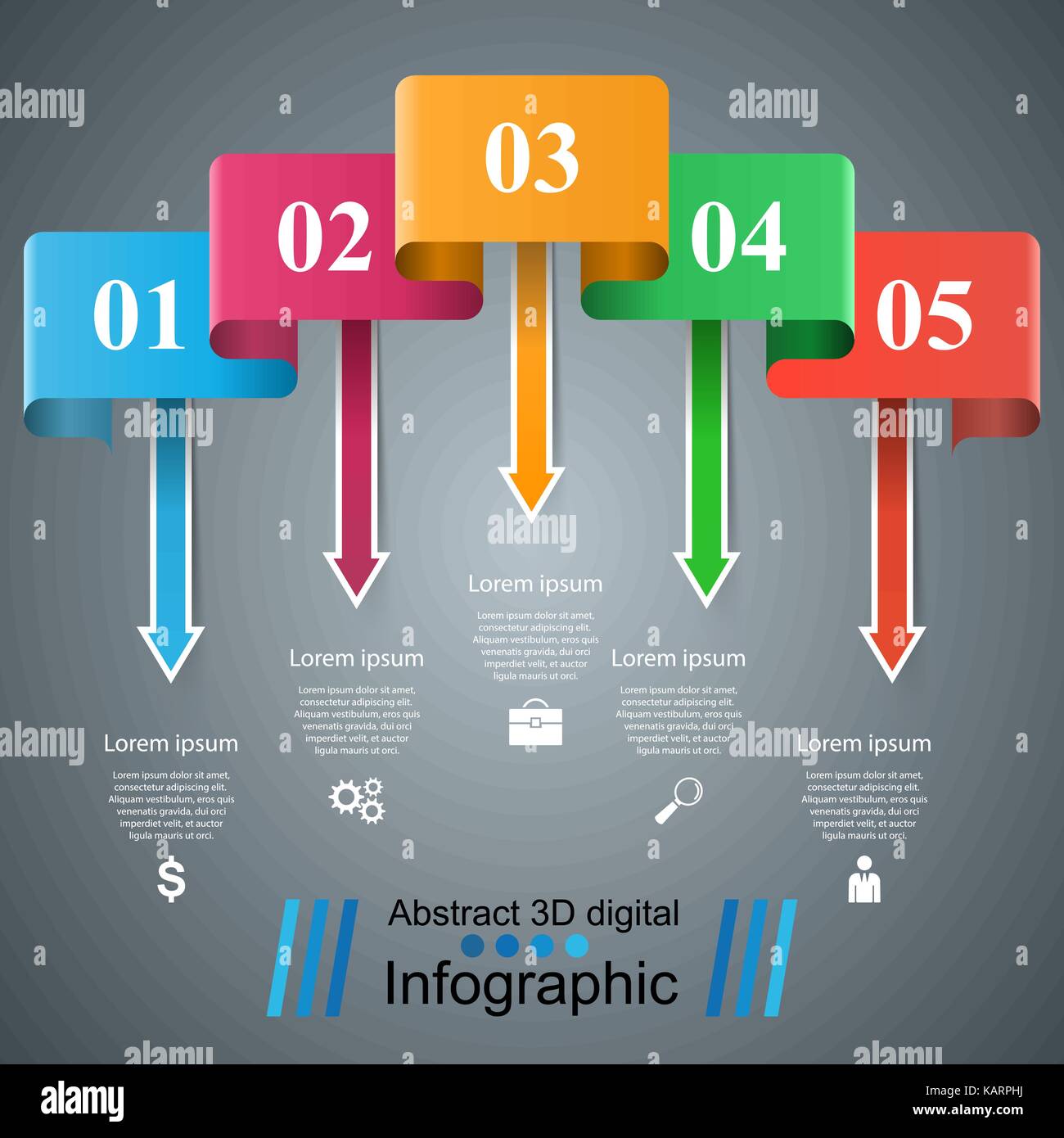 Infographic icons. Arrows icon Stock Vector Image & Art - Alamy