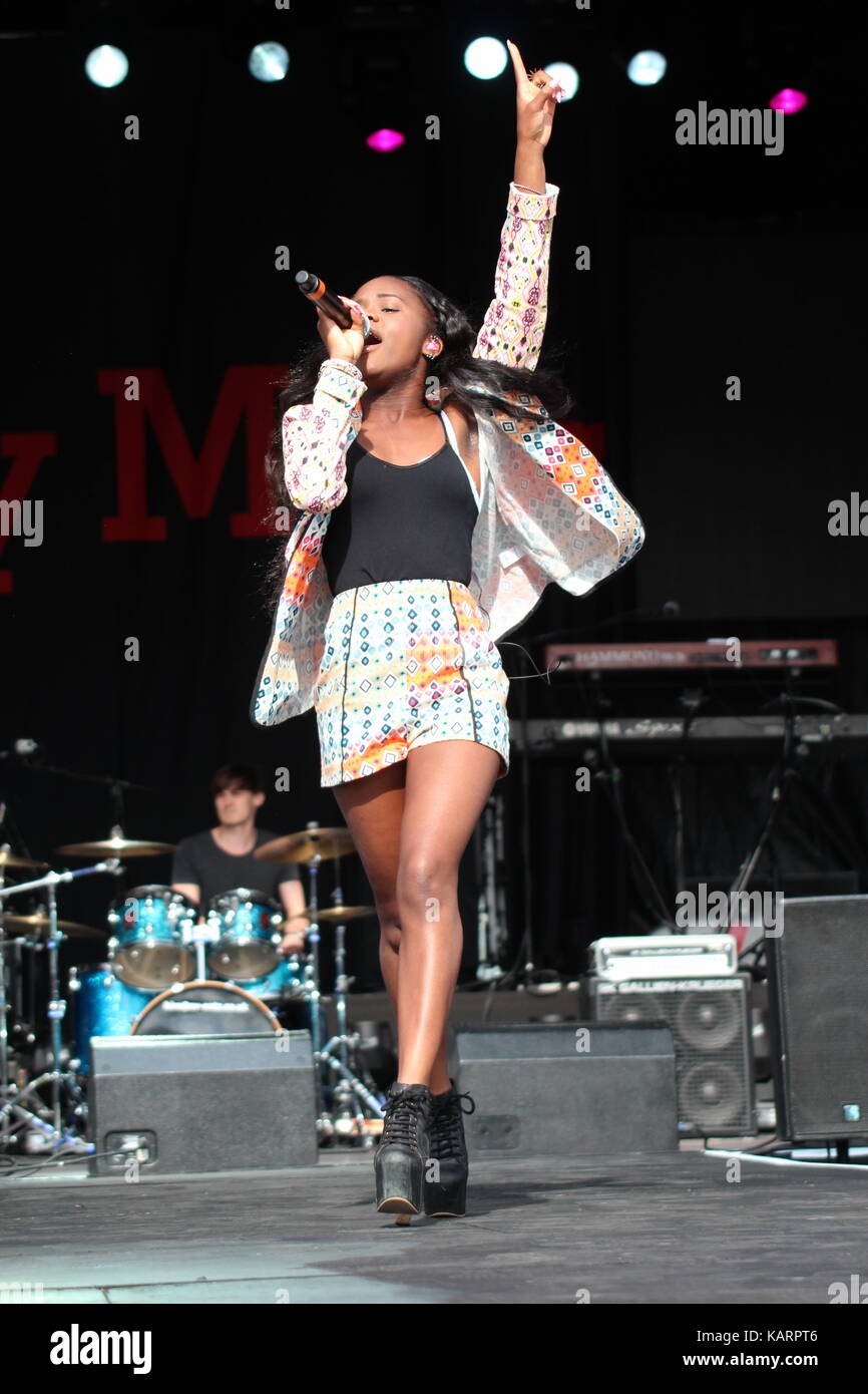 AMS performing at Eirias Stadium Colwyn bay Wales Stock Photo - Alamy