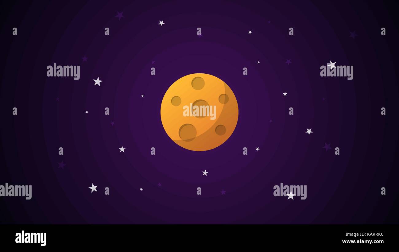 Cartoon planet with craters Stock Vector Image & Art - Alamy