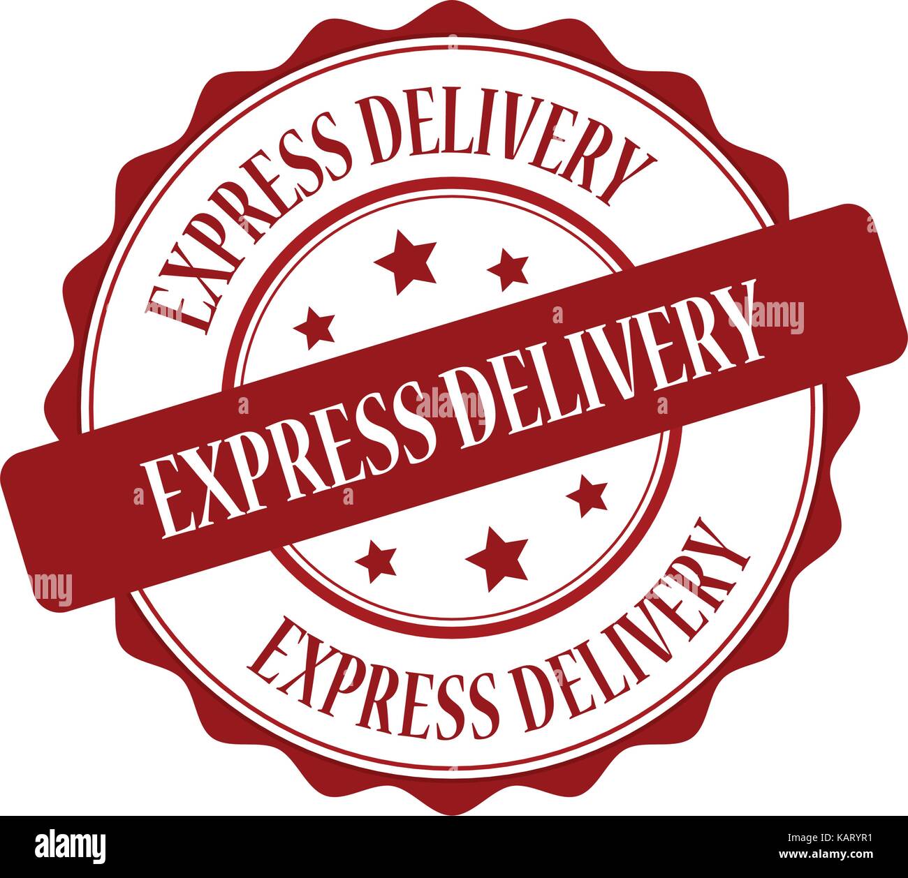 Express delivery red stamp illustration Stock Vector Image & Art Alamy