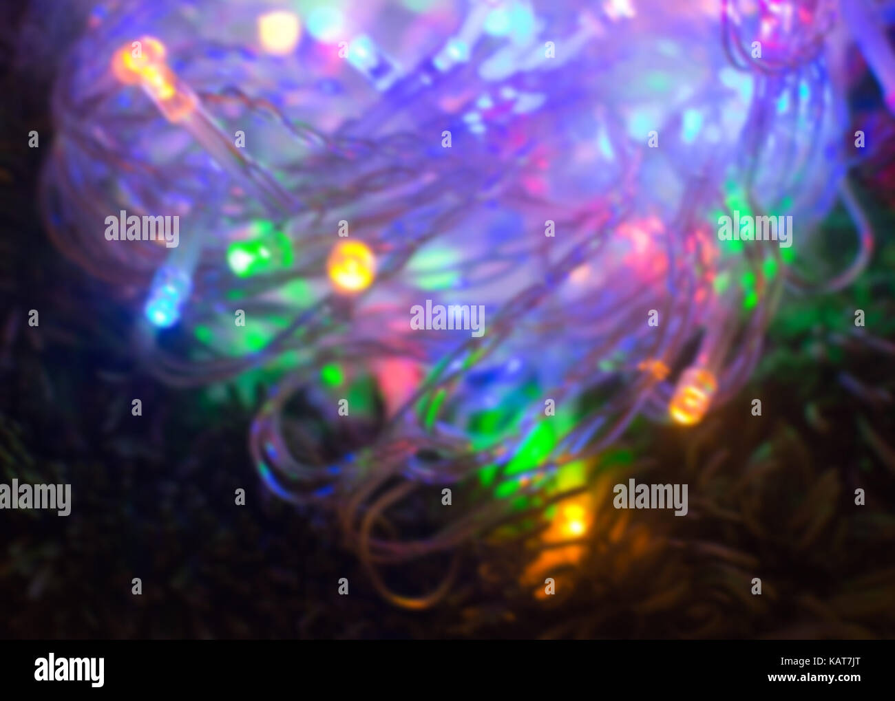 Christmas background with colorful lights background texture blur Stock ...