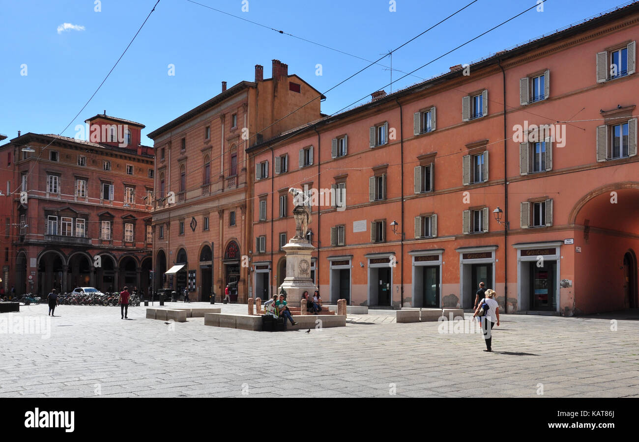 Piazza Galvani, Bologna, Italy Stock Photo Alamy