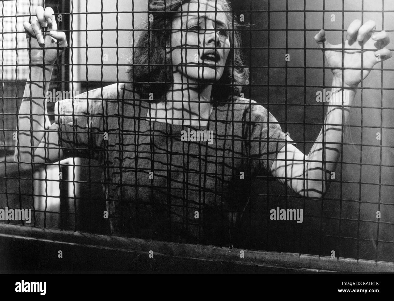CAGED 1950 Warner Bros film noir with Eleanor Parker Stock Photo