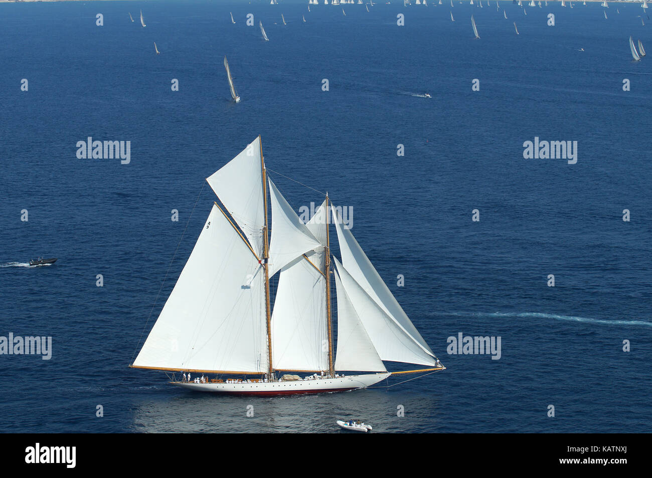 Cannes. 27th September, 2017. The Regates Royales in French Riviera is