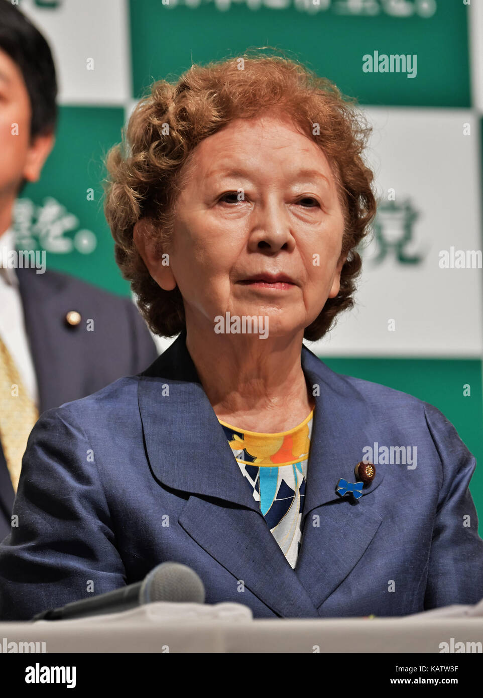 Sunday. 19th June, 2016. Party for Japanese Kokoro leader Kyoko Nakayama  attends a political debate by nine party leaders for the upcoming July 10  upper house election in Tokyo on Sunday, June