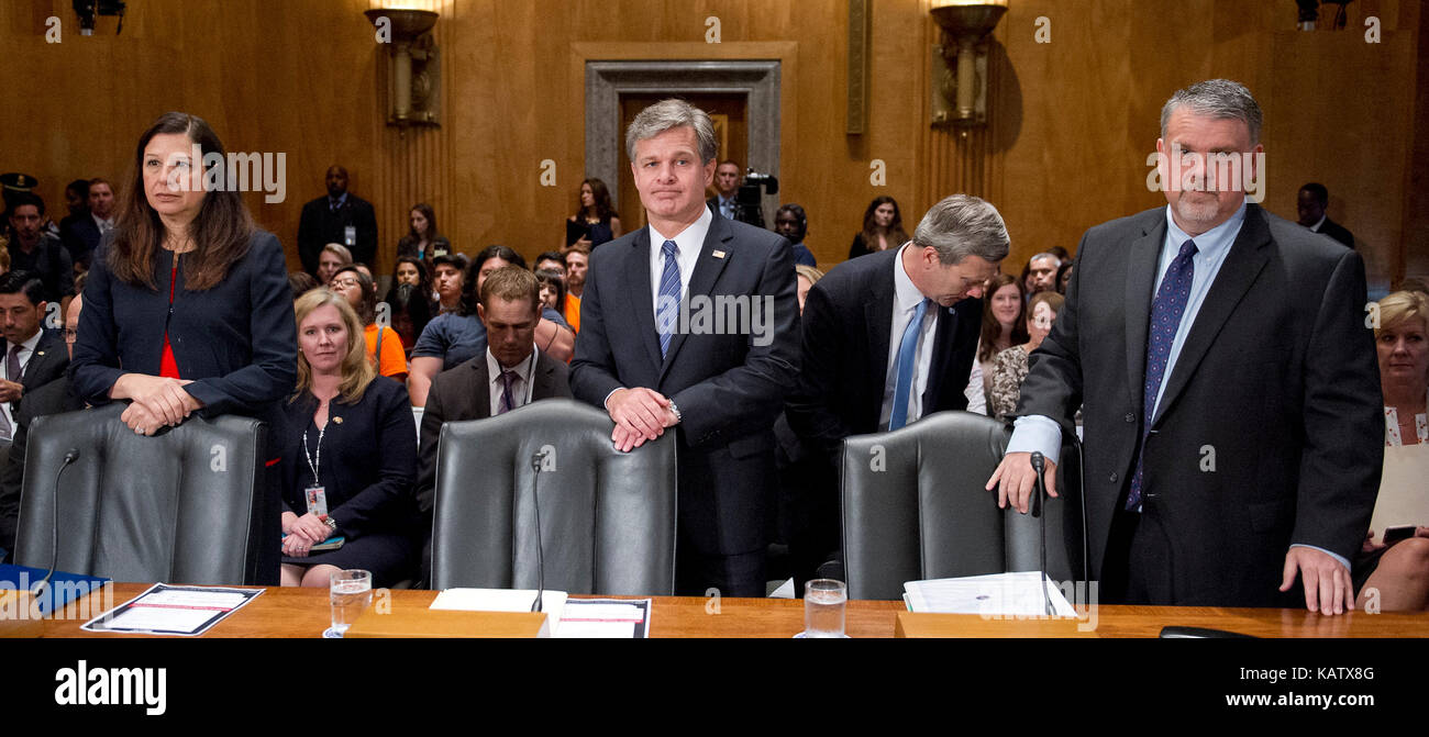 From left to right Acting United States Secretary of Homeland Security