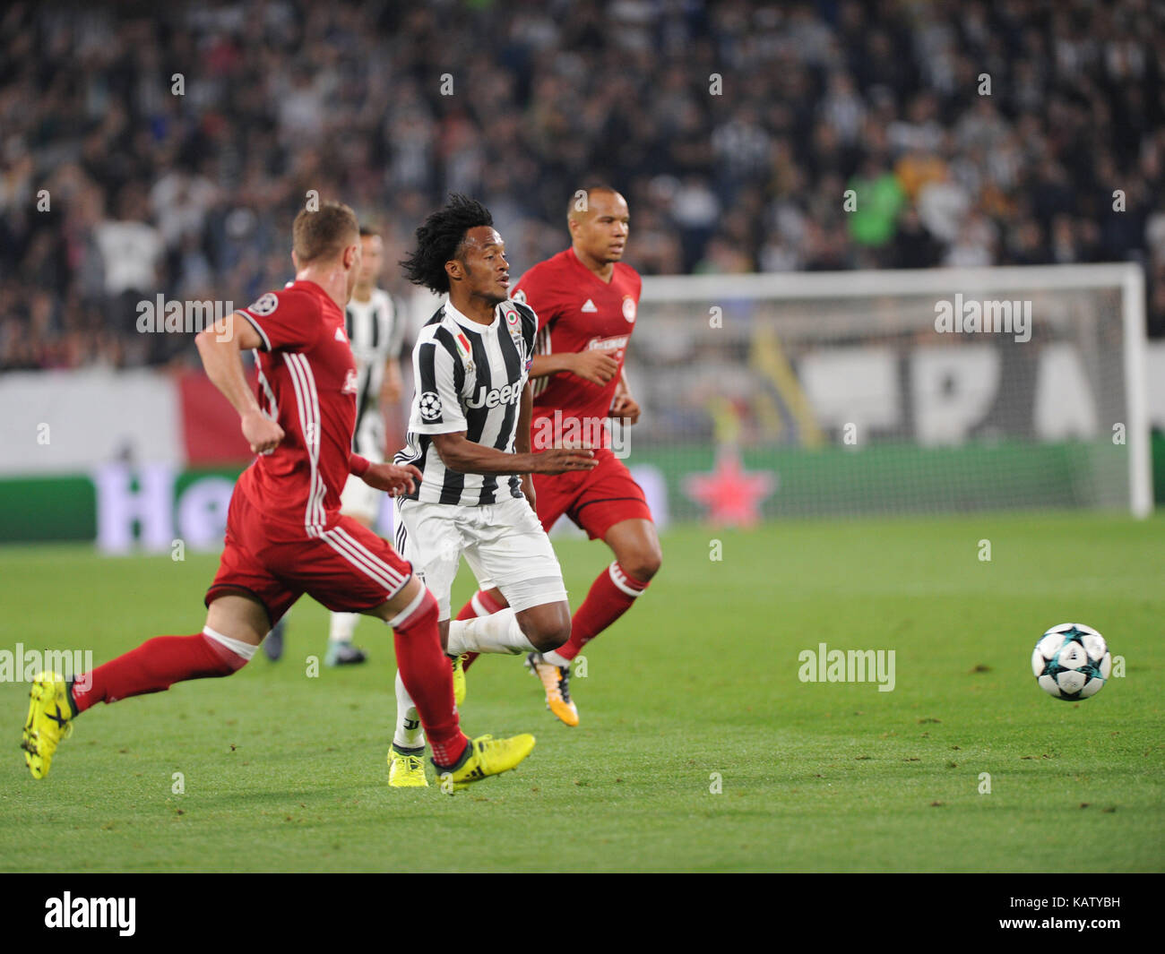 September 27, 2017 in Turin - Allianz Stadium Soccer match Juventus F.C. vs OLYMPIAKOS S.F.P. In picture:  Photo: Cronos/Claudio Benedetto Stock Photo