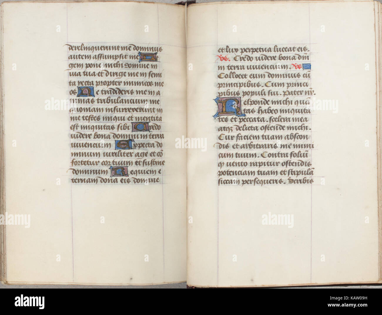 Trivulzio book of hours   KW SMC 1   folios 293v (left) and 294r (right) Stock Photo