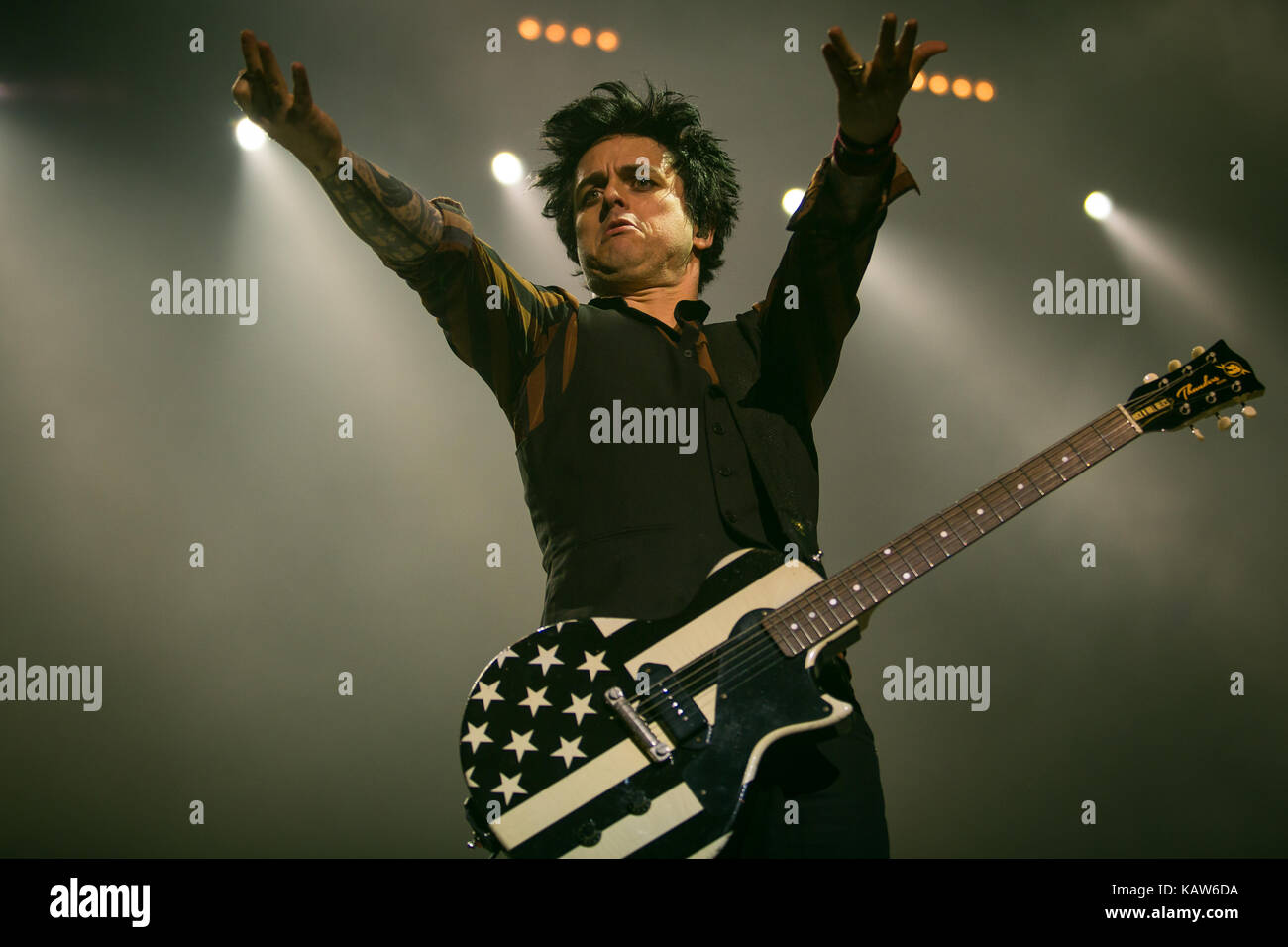 The American Punk Rock Band Green Day Performs A Live Concert At Oslo Stock Photo Alamy