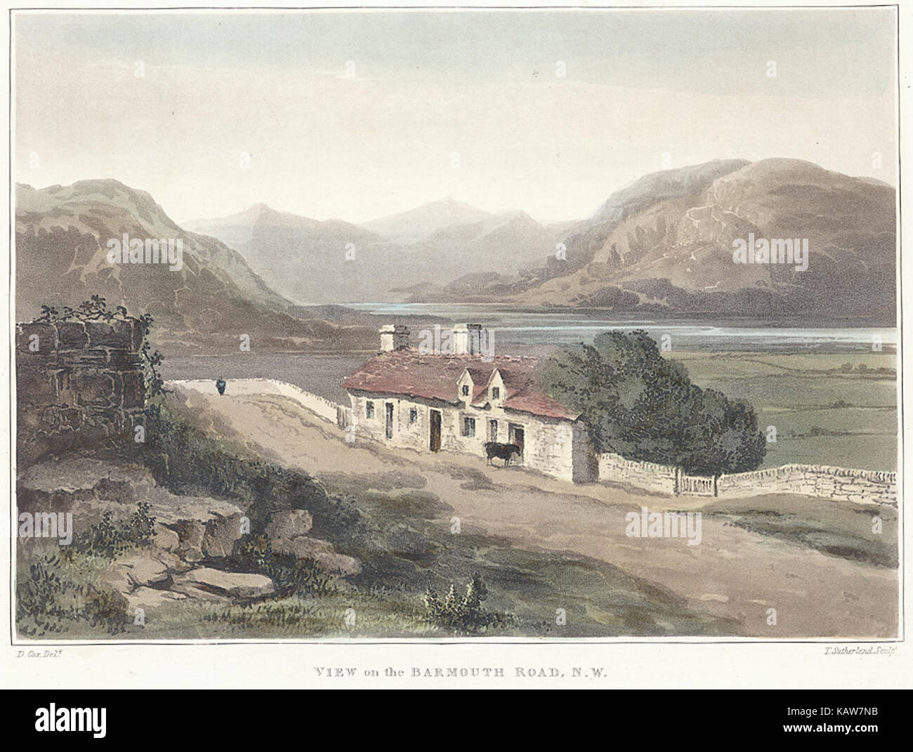 View on the Barmouth Road, N.W Stock Photo Alamy