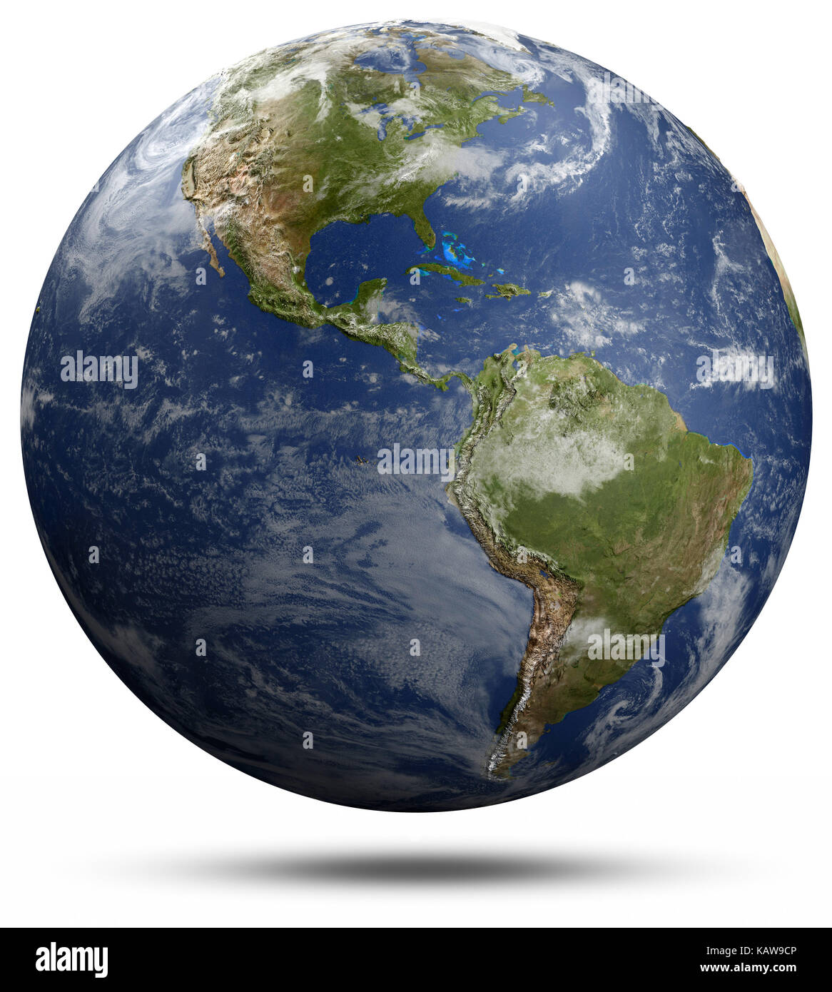 America. Elements of this image furnished by NASA 3d rendering Stock ...