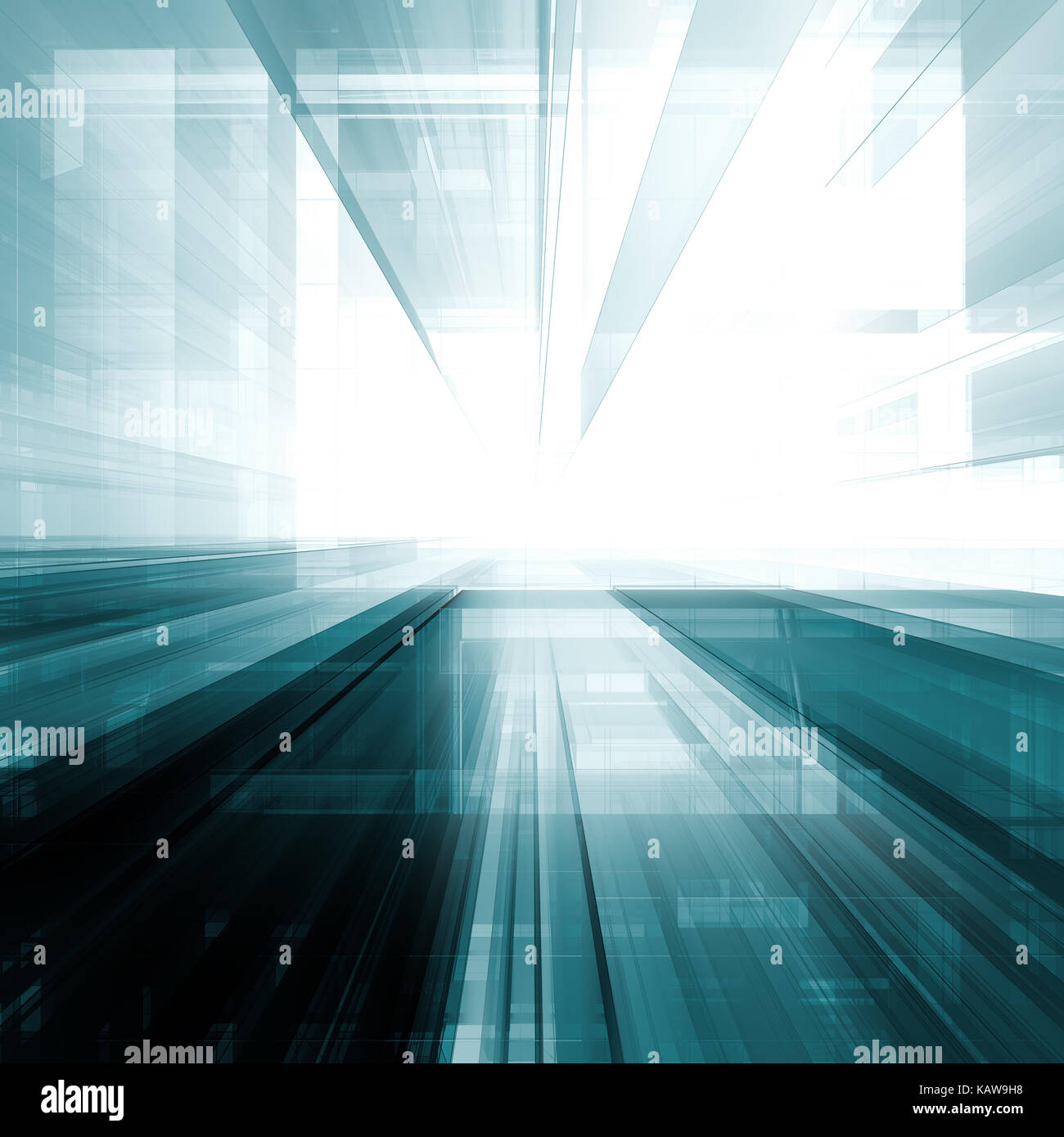 Abstract architecture. Background 3d rendering scene building concept ...