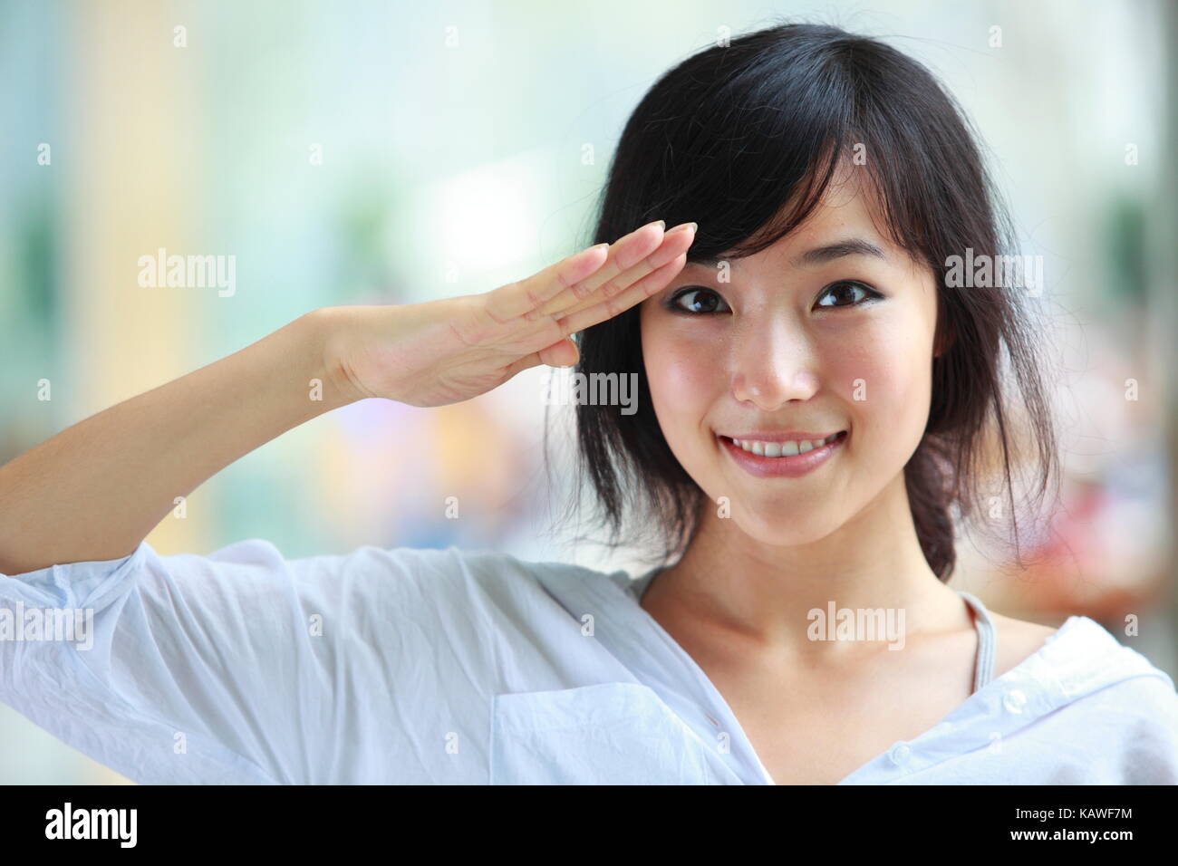 Smile woman asian