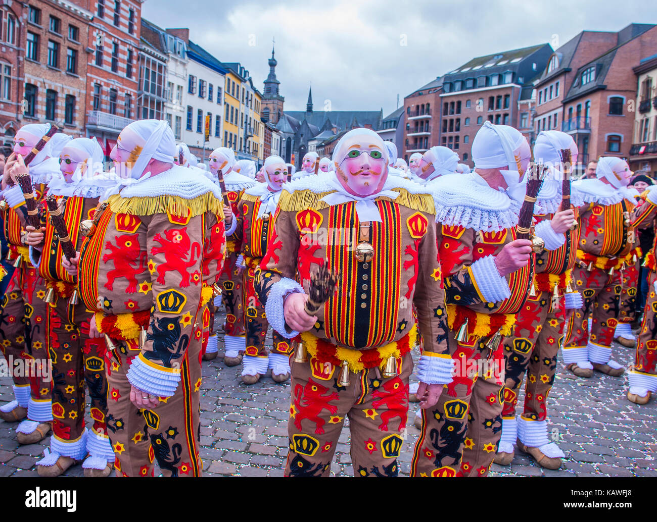 Belgium binche festival hi-res stock photography and images - Alamy