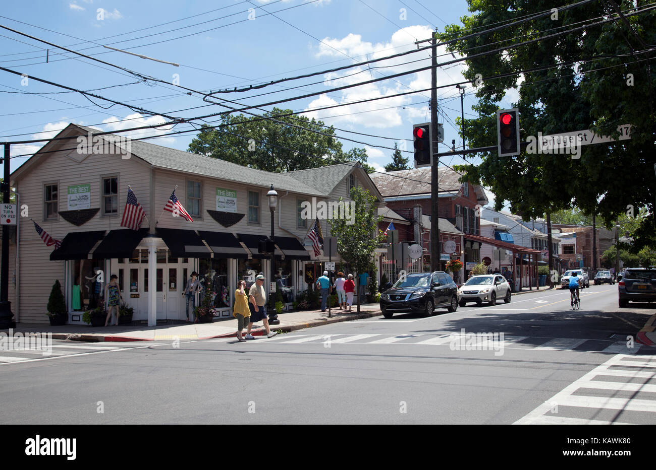 New Hope Town in Bucks County, Pennsylvania USA Stock Photo Alamy
