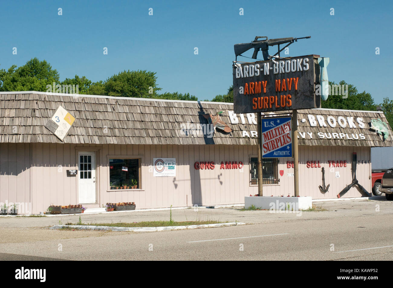 Army Navy Surplus store in Springfield, Illinois, USA Stock Photo Alamy