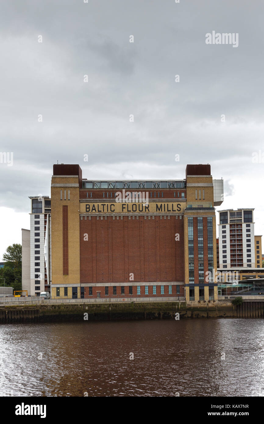Baltic Flour Mills Centre for Contemporary Art at Gateshead Stock Photo