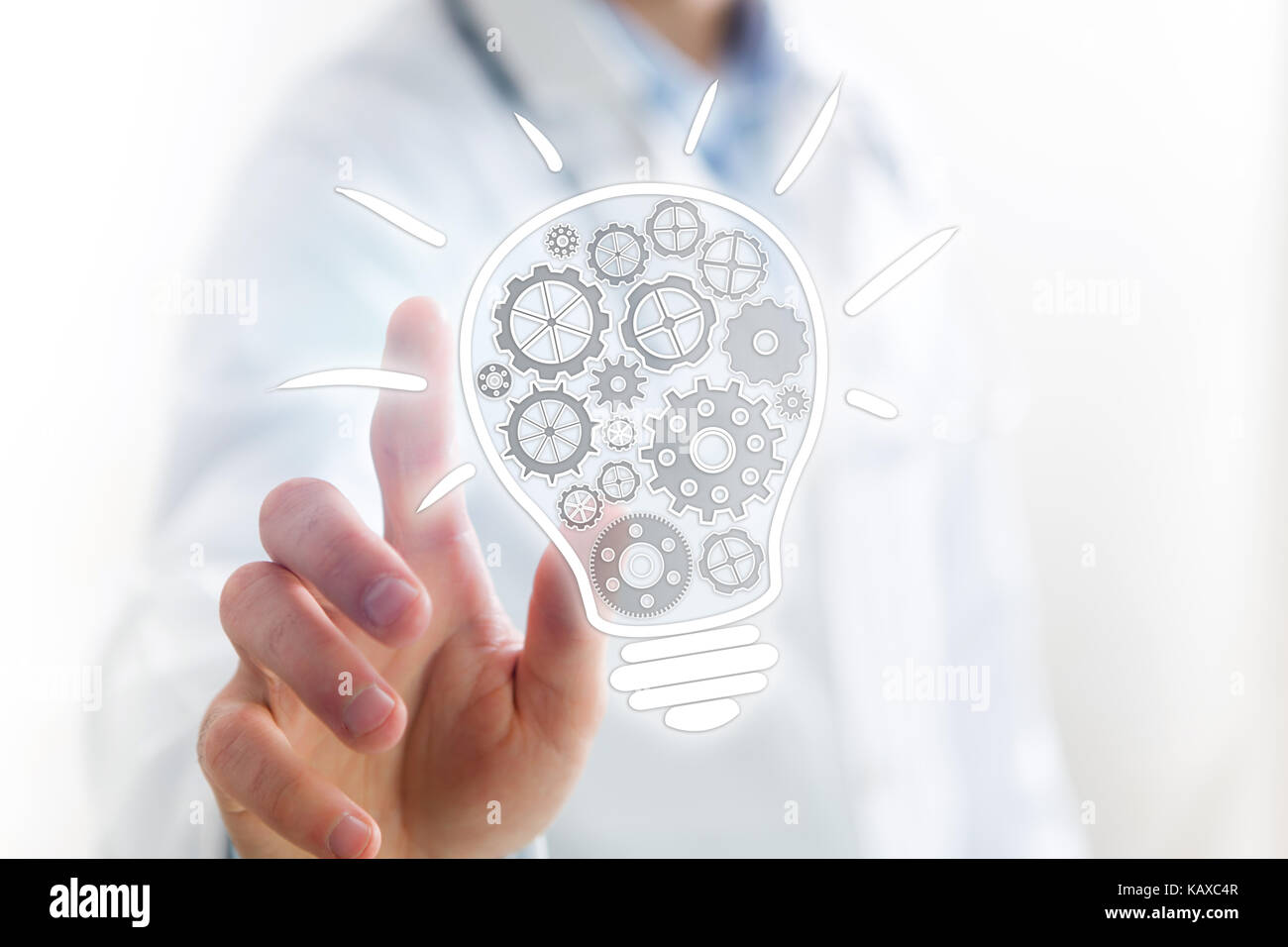 Setting Image Technology Concept view of setting a technology interface with cogwheel - Gear ...