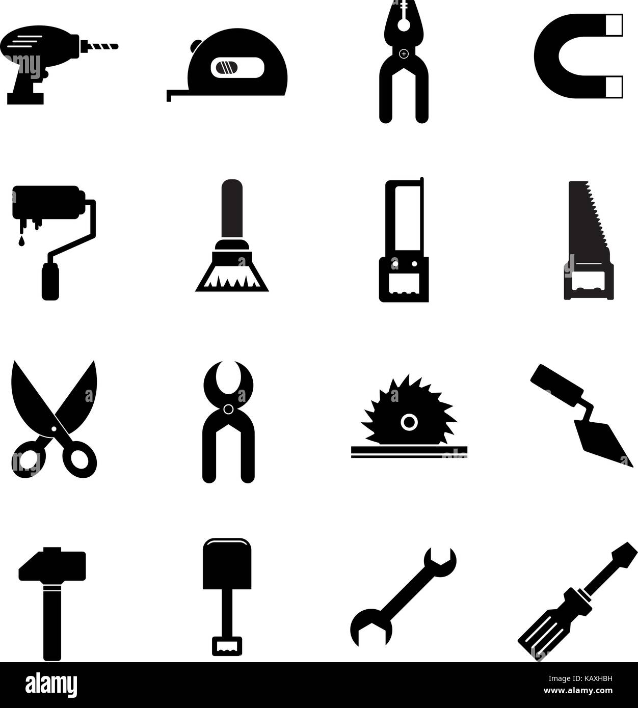 Tool Icon set Stock Vector Image & Art - Alamy