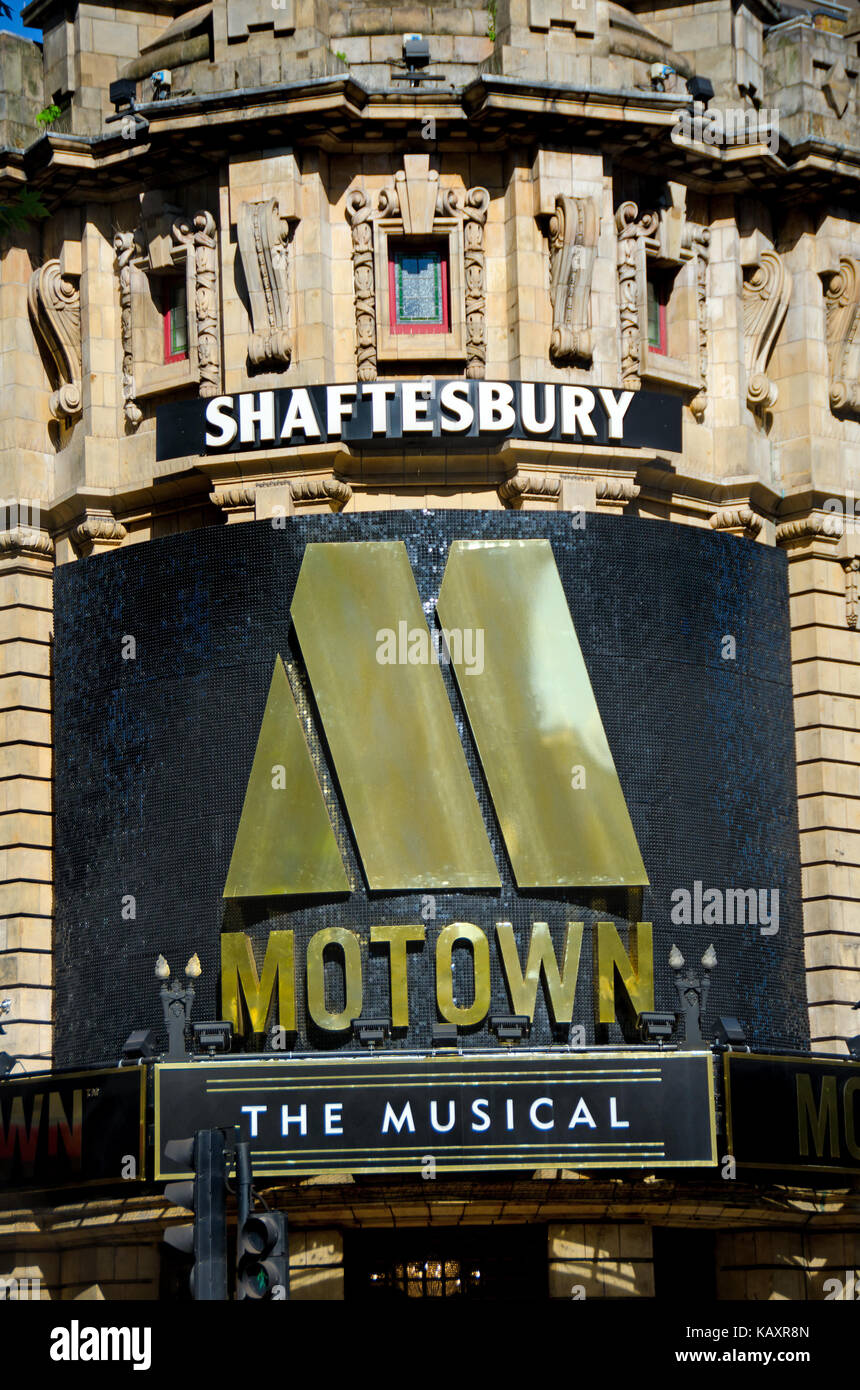 London, England, UK. 'Motown The Musical' at the Shaftesbury Theatre, September 2017 Stock Photo