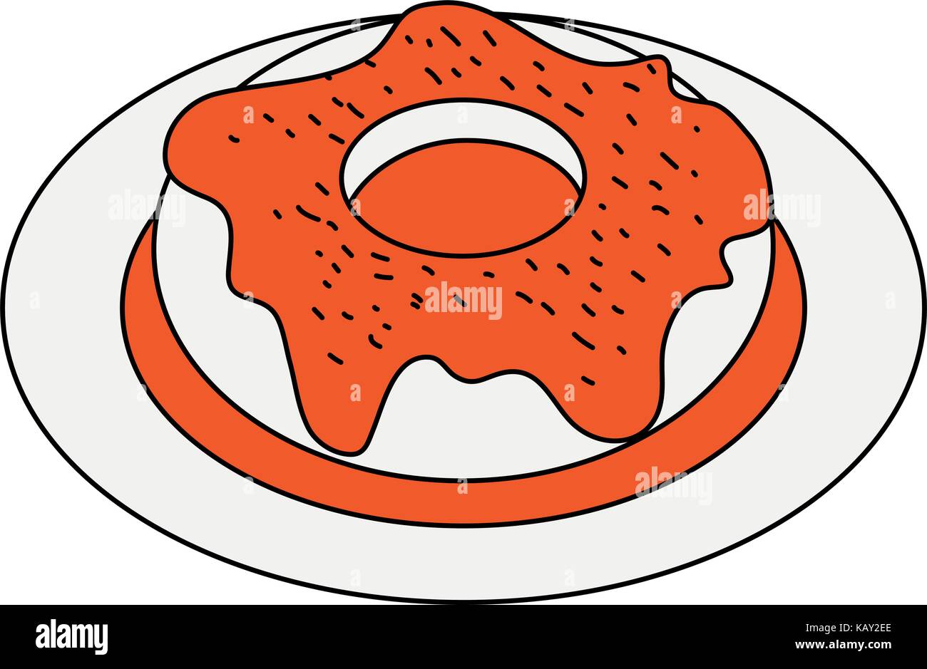 Delicious donut dessert Stock Vector Image & Art - Alamy